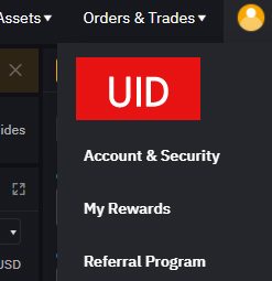 바이비트 UID 정보