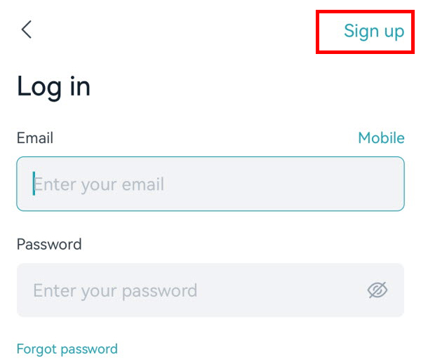 Sign up