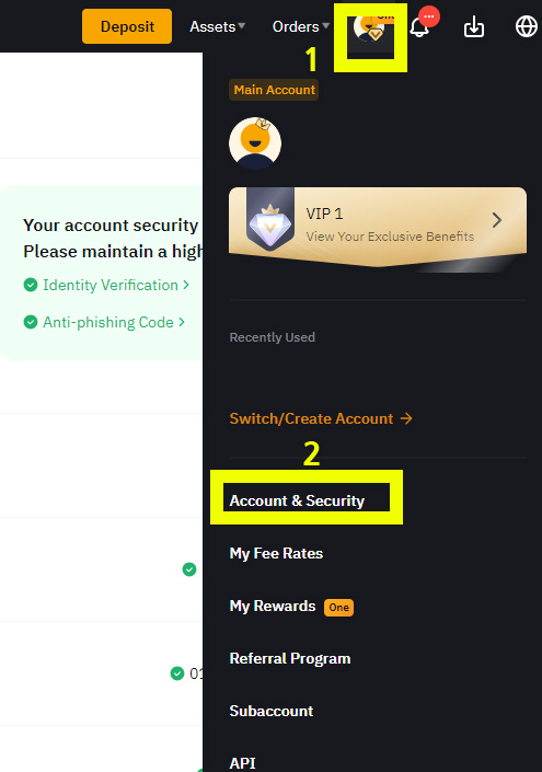 Account Security