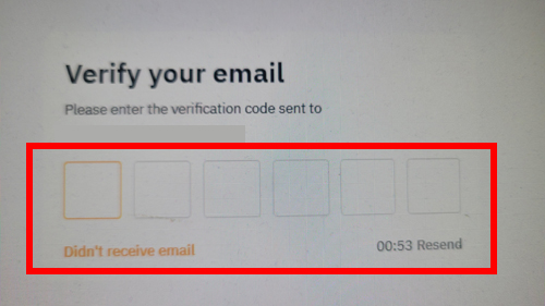 Verify your email