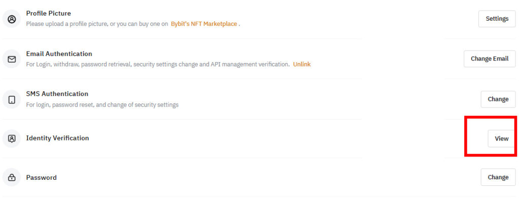 bybit identity Verification