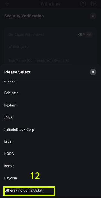 Others (including Upbit)