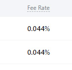 바이비트 수수료 할인을 받으면 시장가가 0.044%가 나옵니다.